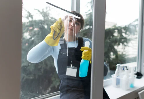 Nettoyage de vitres intérieures et extérieures à Corgengoux